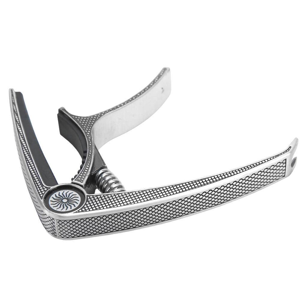 6 String Acoustic Capo High Strength Metal Universal Electric Guitar Capo for Performance