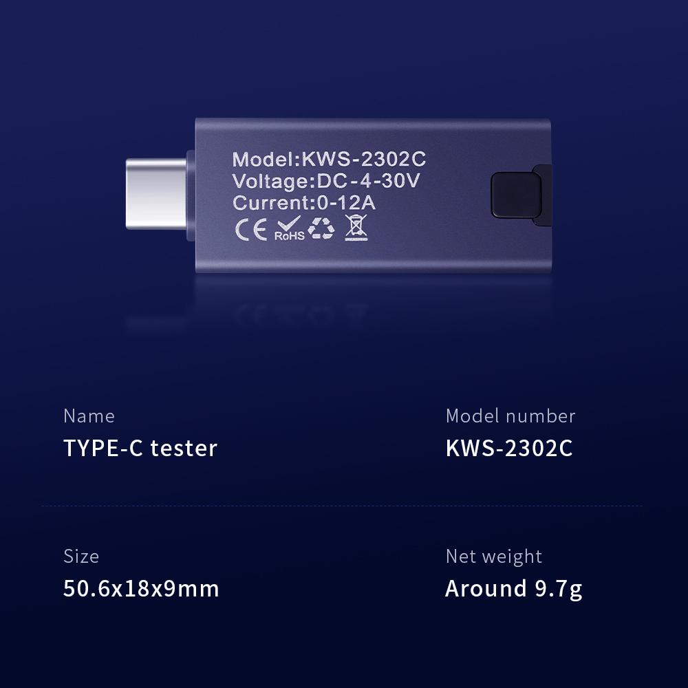 KWS-2303C Multifunktions-Digitalanzeige DC Spannung Amperemeter Energiezähler Typ