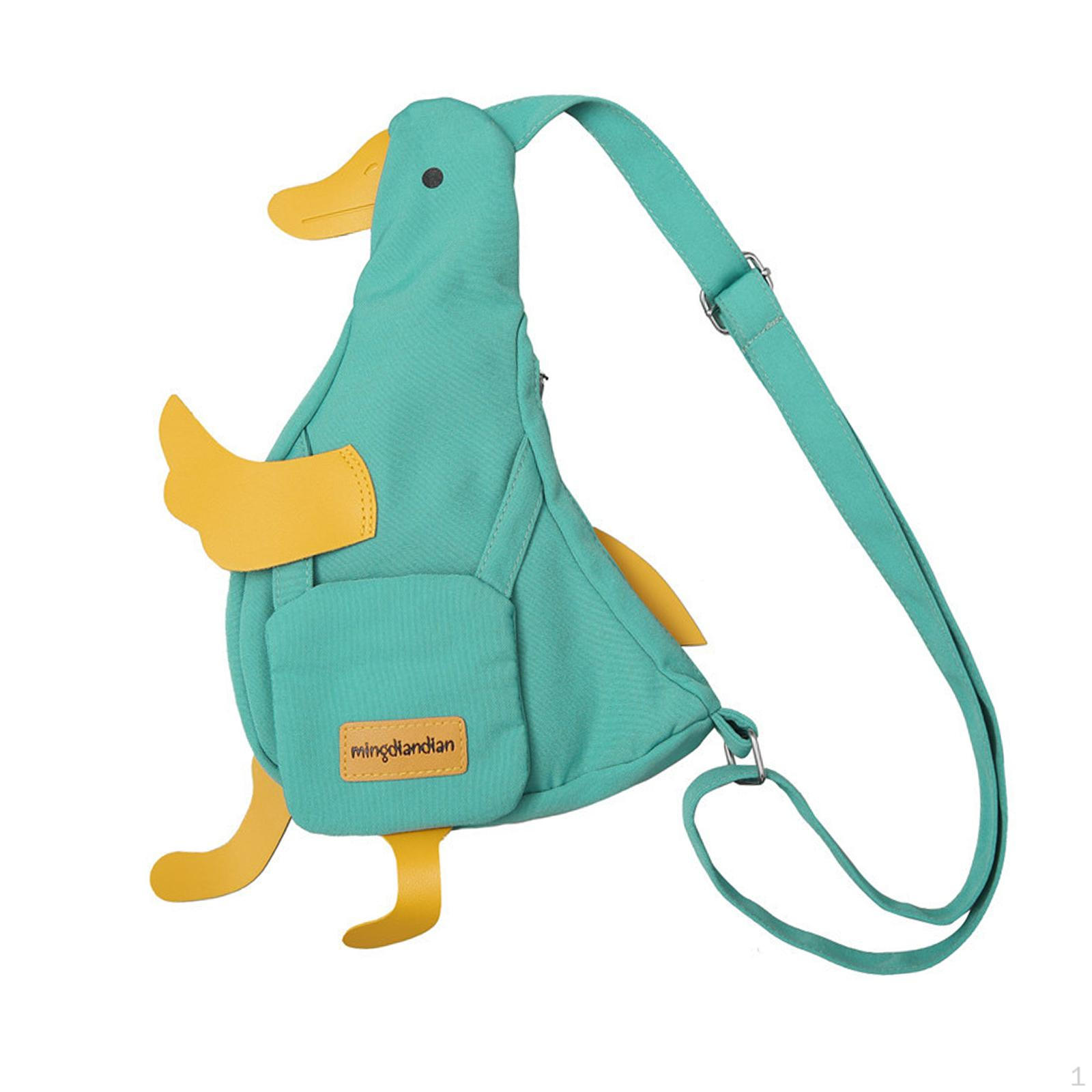 

Duck Shape Crossbody Bag for Women Y2K Chest Day Purse Casual Fanny Pack Tote зелений