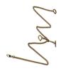 Bronze Vintage Pocket Watch Chain 3 Hook T Bar Classic Antique Present  Vest Chain