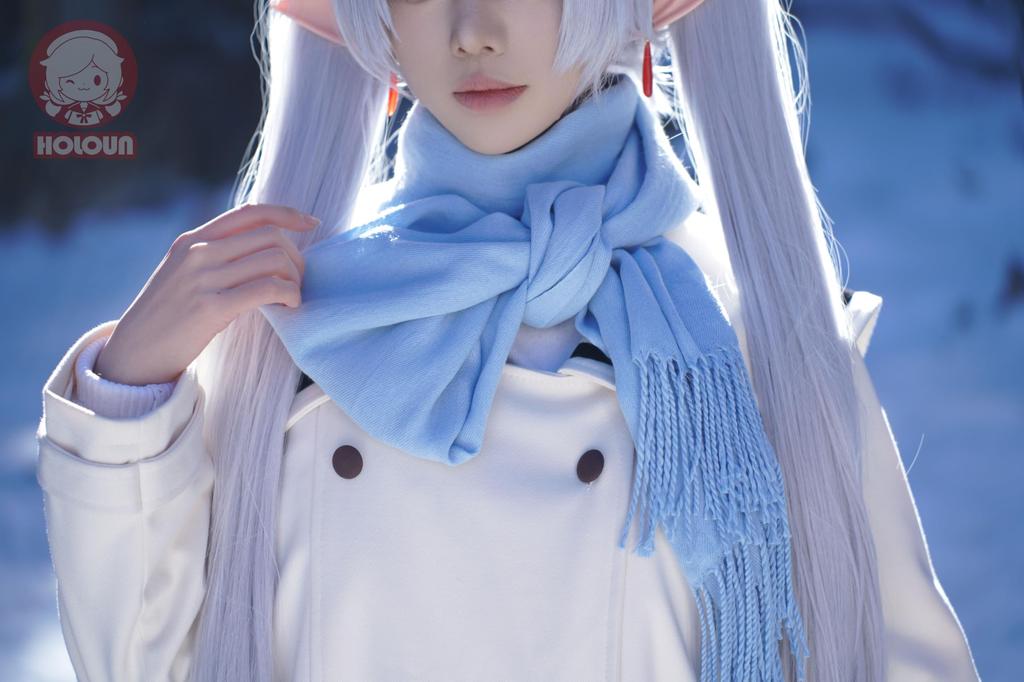 HOLOUN Freiren Winter Cosplay Anime Halloween Perfect for Size L Costume, Costume, Holidays,