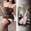 Sex underwear sexy leopard print hip skirt women's uniform temptation mesh perspective pure desire pajamas