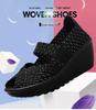 2022 Women's Hand-Woven Slip-On Shoes: Casual, Breathable, Fashionable & Height-Increasing