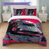 Set Copripiumino Monster Energy Stampa 3 Pezzi 1 Copripiumino e 2 Federe Biancheria da Letto Morbida per Camera da Letto Domestica