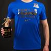 Nike T Shirts Men's Blue Crew Neck Moderate Straight Fit AV1345-474