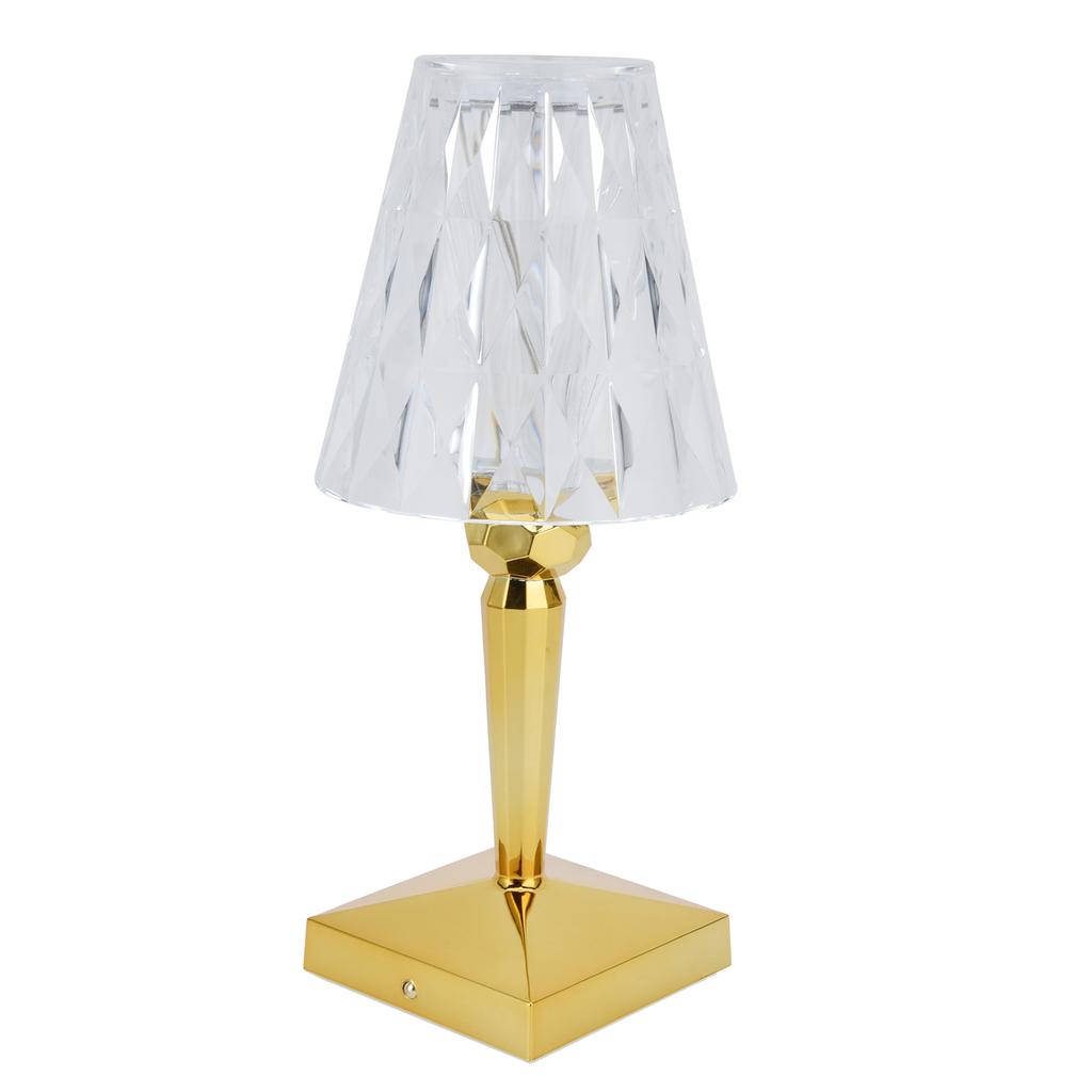 LED Kristall Tisch Lampe Dimmbar Schreibtisch Lampe USB Lade für Schlafzimmer Decor Warm Weiß Licht