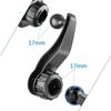 17mm Ball Head Car Vent Phone Holder & Extension Rod for Navigation