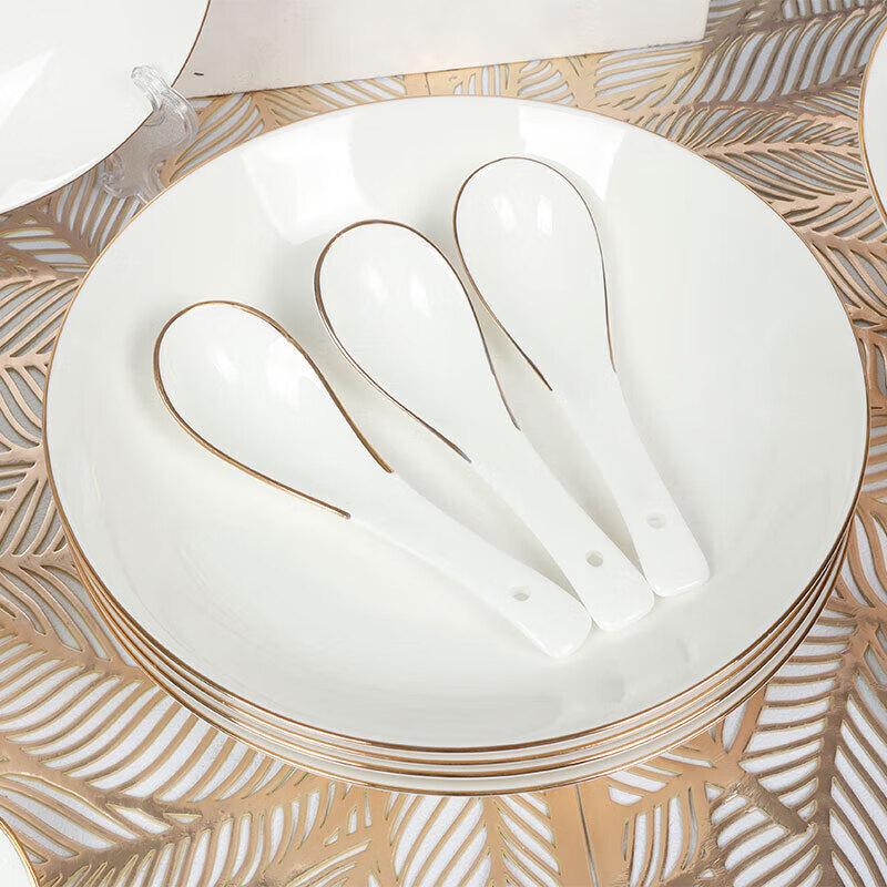 Zankang 'Golden Jade' 28-Piece Ceramic Dinnerware Set