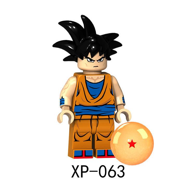 Xp062-069 Dragon Ball Building Block Figurine Small Particle Splicing Toy Bag Kt1009