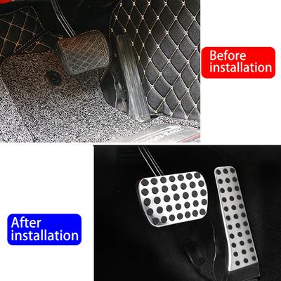 Edelstahl Rest Pedal Pads für Mercedes Benz CES GLK SLK CLS SL-Klasse Accelerator Brems Fußstütze Pad Innen Teile