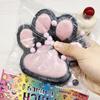 Taba Riesenpfote Squishy für Kinder und Erwachsene, großes pelziges Katzenpfoten-Squishy-Spielzeug zum Stressabbau, superweiches Quetschspielzeug
