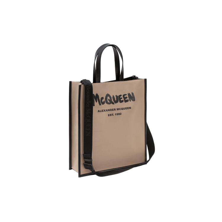 New Alexander McQueen Polyester Handbag, Shoulder Bag, Crossbody Bag Men's Brown 668591-1AAHI-9581