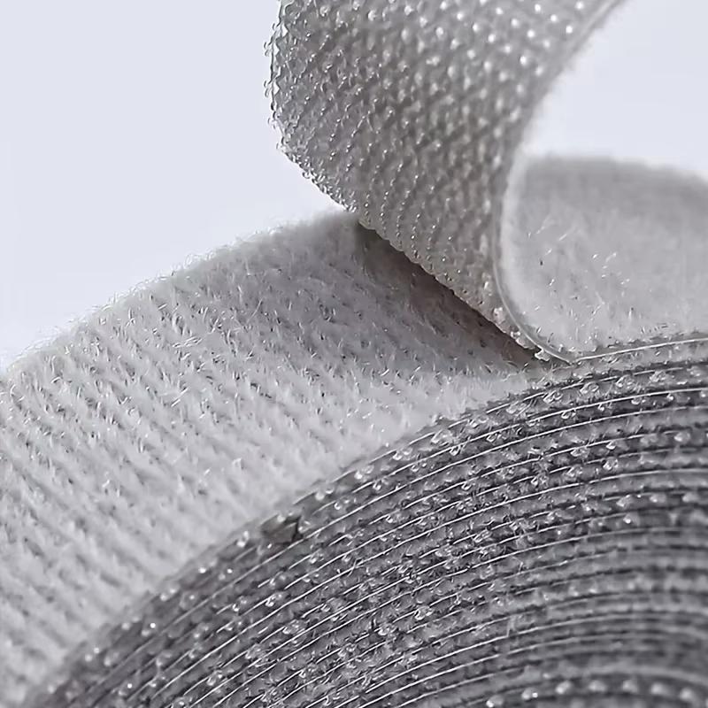 Cuttable Hook Loop Cable Organizer Tape With Strong Adhesion And Reusable Design Perfect For Home Office Desk Cable Management