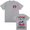 Grateful Dead Street Hip Hop T Shirt Short Sleeve Casual Cotton Tshirt Reverse Printing Fashion Tee Sudaderas Soft Tops Black