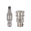 Pressure Washer Hose Fittings with Quick Release AntiTwist Disconnect Kit