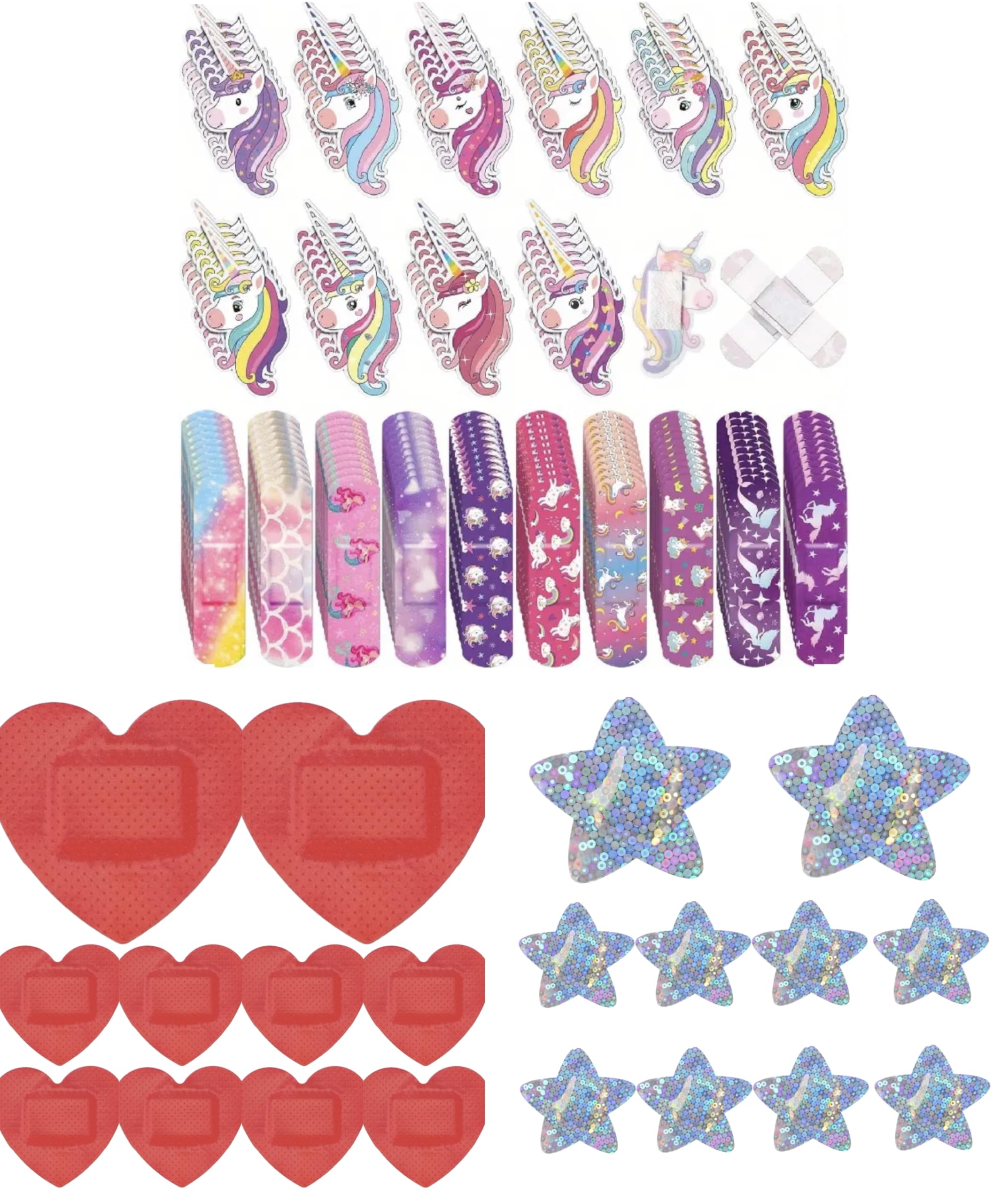 

Милый набор пластырей 3 вида Сердце 10 Звезда 10 Единорог 10 Случайный 10 каждого 30 штук в наборе Пластырь Одноразовый Водонепроницаемый Милый Милый пластырь E&K726 Лейкопластырь