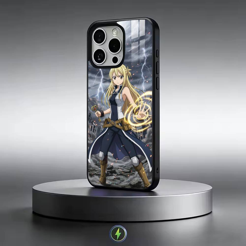 Anime Fairy Tail L-Lucy Phone Case For iPhone17,16,15,14,13,12,11 Plus,Pro Magnetic with Magsafe Wireless Charging