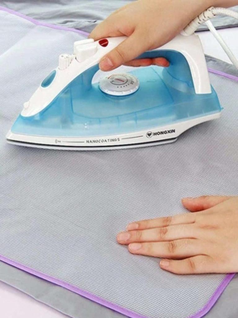 1pc Heat Resistant Cloth For Ironing, Protect Clothes From Hot Irons, High Temperature Resistant Fabric Anti-scorching Ironing Cloth Pad