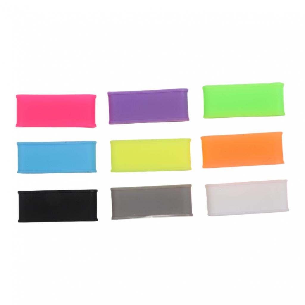 Set of 9 Silicone Grip Bands for Pickleball Paddle and Tennis Racket Handles