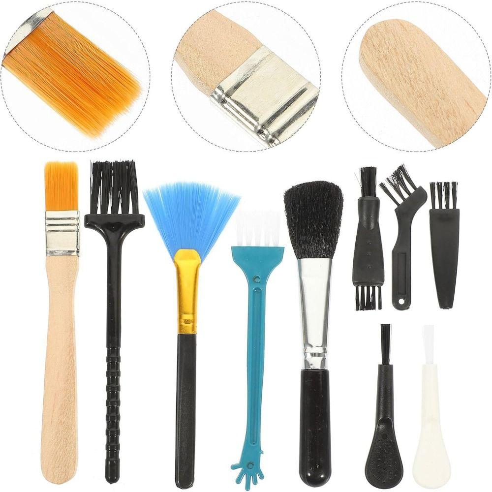 5/6/9/10Pcs Professional Keyboard Cleaning Brush Kit Dust Removal Dust Cleaner Kit  Household Use