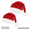 Cross-Border Knitted Christmas Hat for Adults - Warm, Fashionable with Bell Pom Pom