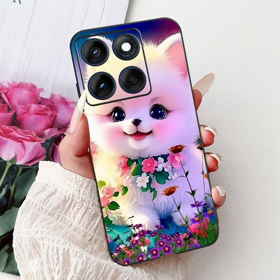 Etui do Motorola Edge 60 Pro Luksusowe Pokrowiec Malowany Motylem Miękki Pokrowiec TPU na Telefon Dla Motorola Edge 60 Fusion Egde60 Pro 60S Torby