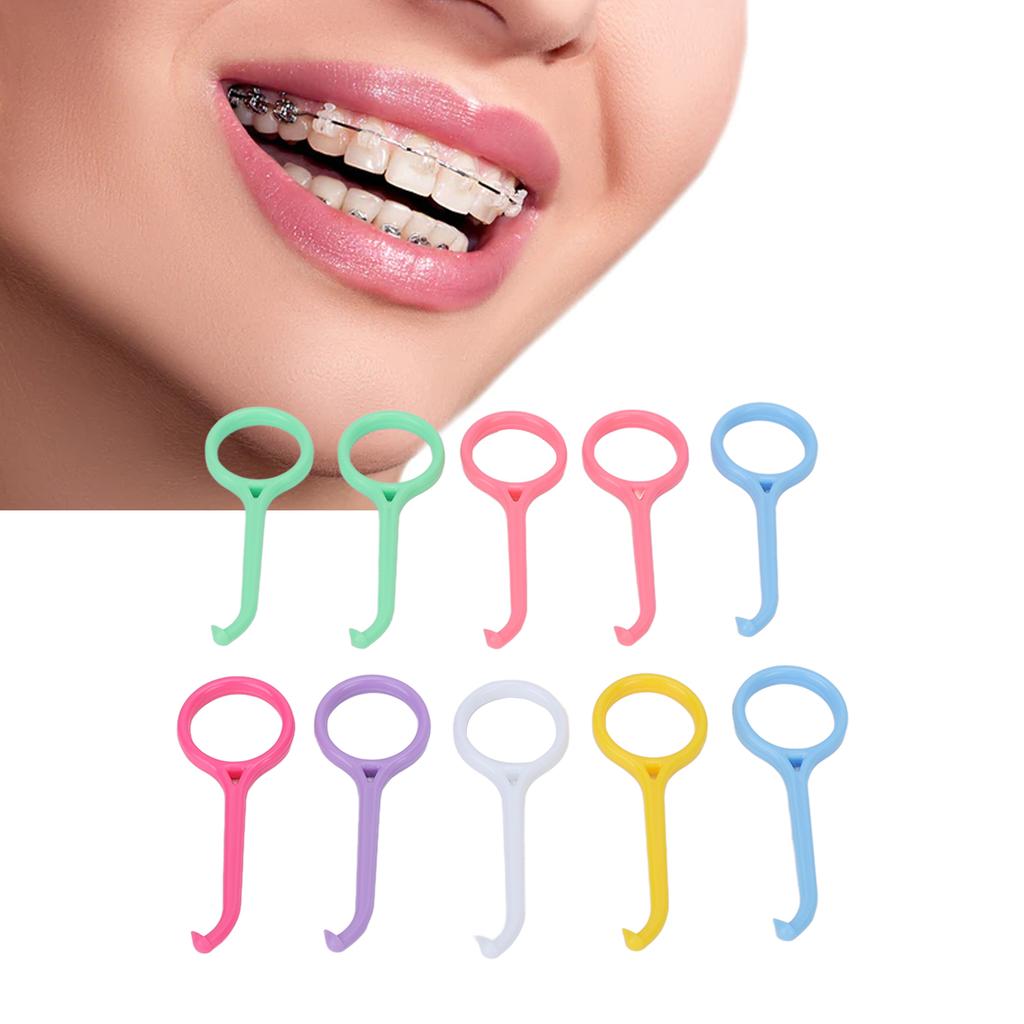 10pcs Aligner Remover Tool Small Size Easily Fit Oral Care Dental Braces Retainer Remover