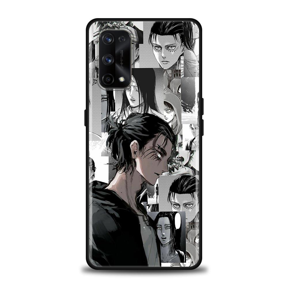 Anime Attack On Titan Eren Yeager Case For Realme C21Y C21 C25 C20 C15 C12 C11 C1 GT Master Neo Neo2 5G Capa Silicone Soft Cases