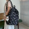 Schoolbag Fashion Simple Digital Backpack Cute Girl School Bag Korean Version High School Student Junior High School Student Large Capacity Backpack