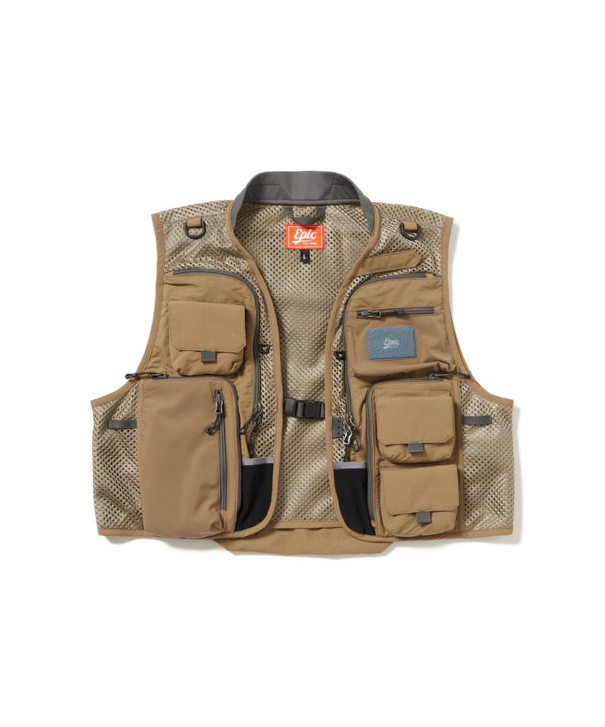 Snow Peak Oreti Vertikale Tasche Weste Oberbekleidung Weste BEIGE S EP-VT-26SU001 Mittelschicht Herren Damen