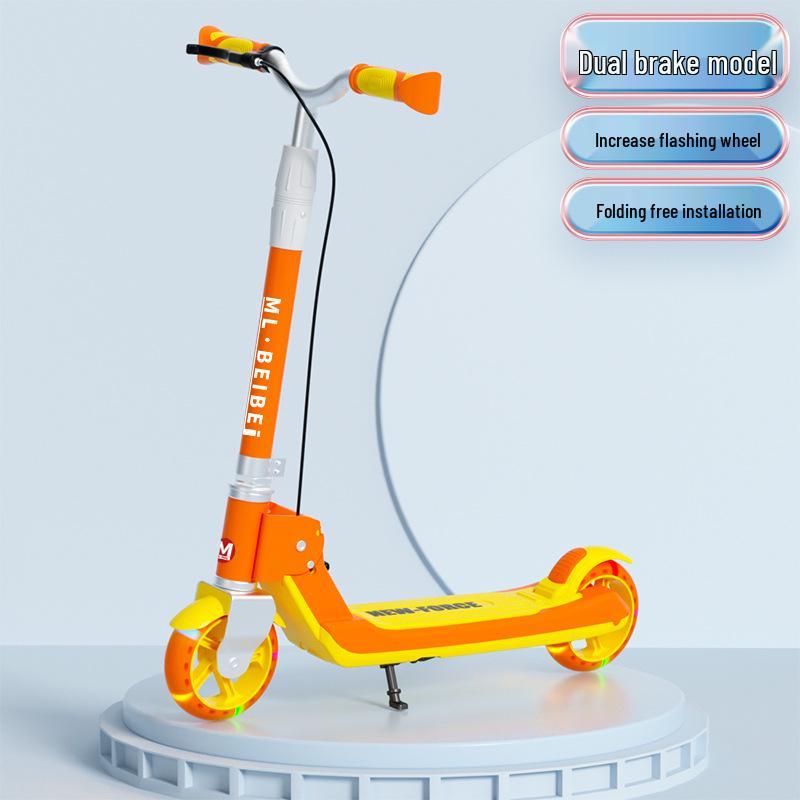 Monlilibebe Two-Wheel Folding Kick Scooter for Kids Ages 8-12