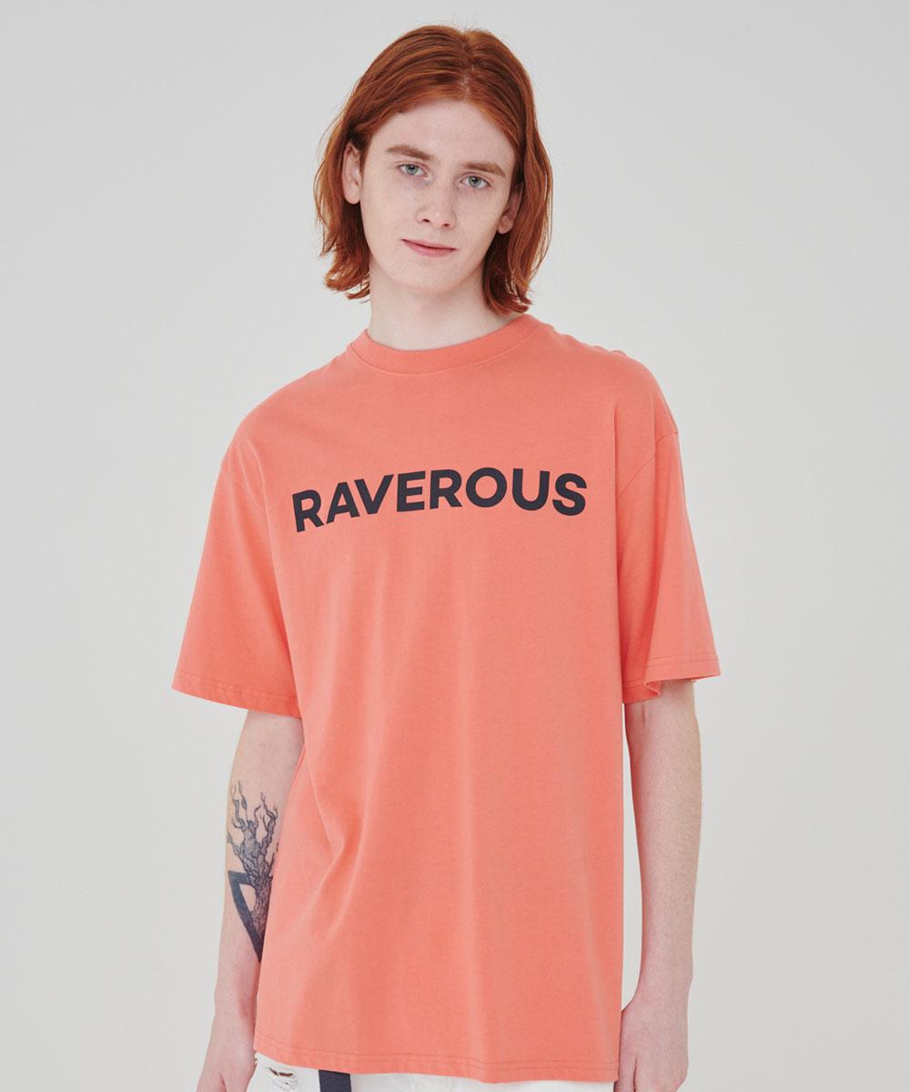 Raverous Basic Logo T-Shirt Orange 1