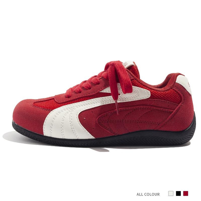 Dexun Schuhe mit dünner Sohle Vielseitige weiße Schuhe Leichte Freizeitschuhe Retro-Mode Damenschuhe Studenten Low-Top Sportschuhe