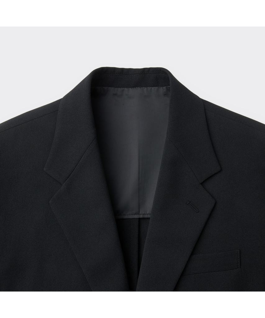 Customellow Black Regular Fit Setup Jacket C9Jam26401Bkx