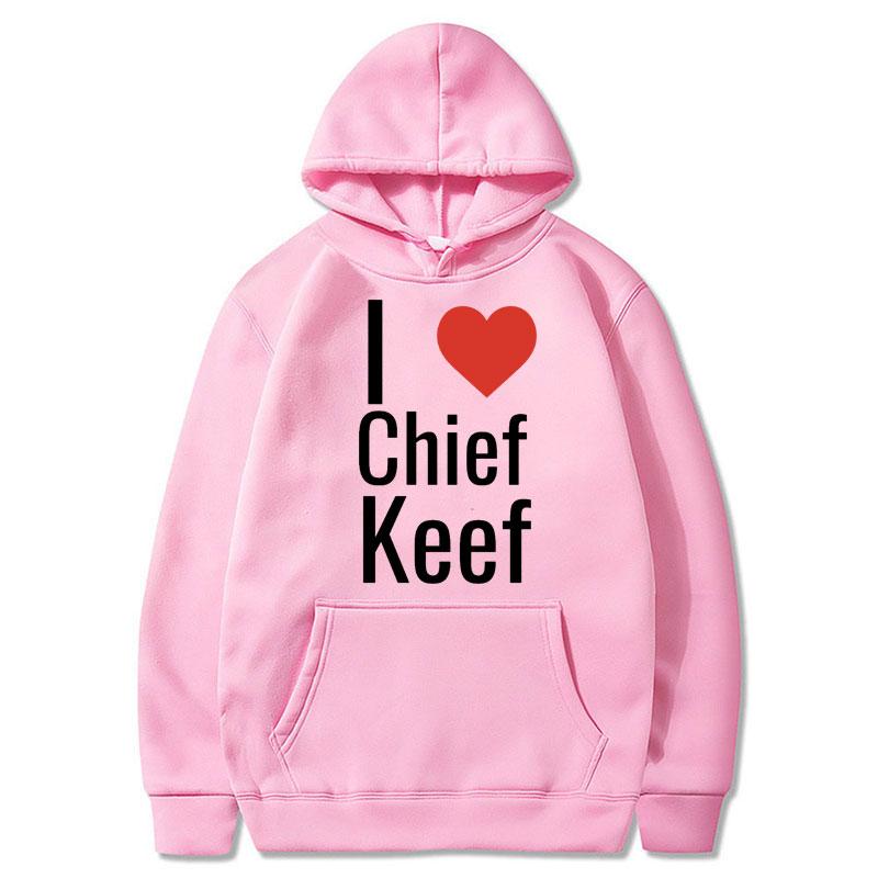 

I Love Chief Keef Hoodies Men Women Trendy Oversized Casual Long Sleeve Autumn Winter Pullovers Streetwear Fans Gifts 3XL