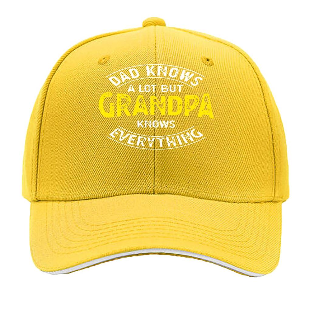Funny Grandpa Quote Casual Gift Hip Hop Hat Fashion Outdoor Sports Sandwich Baseball Cap
