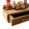 Vanity Storage Box Organization Makeup Farmhouse Wood Desk Organizer Drawer