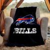 Bills Team Flannel Blanket Soft Warm All-Season Throw, Design for Camping, Car Travel, Hiking Sofa, Bed, Office Perfect Gift for Parties