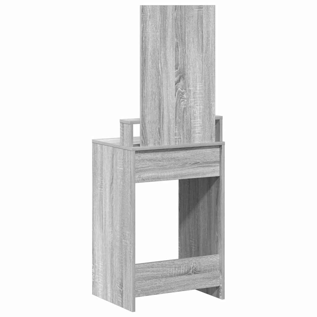 Makeup Table Grey Sonoma 50 x 41 x 140 cm Particleboard