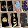Sun Moons Star Astrological Celestial Case For Samsung Galaxy S23 Ultra S24 S22 Note 20 Ultra 10 Plus S8 S9 S10 S20 S21 FE Cover
