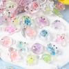 10pcs Transparent Pendant Shell Conch Starfish Crab Dolphin Sea Animal DIY Jewelry Making Accessories for Necklace Bracelet