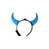 Glowing LED Devil Horn Hair Hoop with Anti-slip Small Teeth Bull Horn Head-wear  Live Concert
