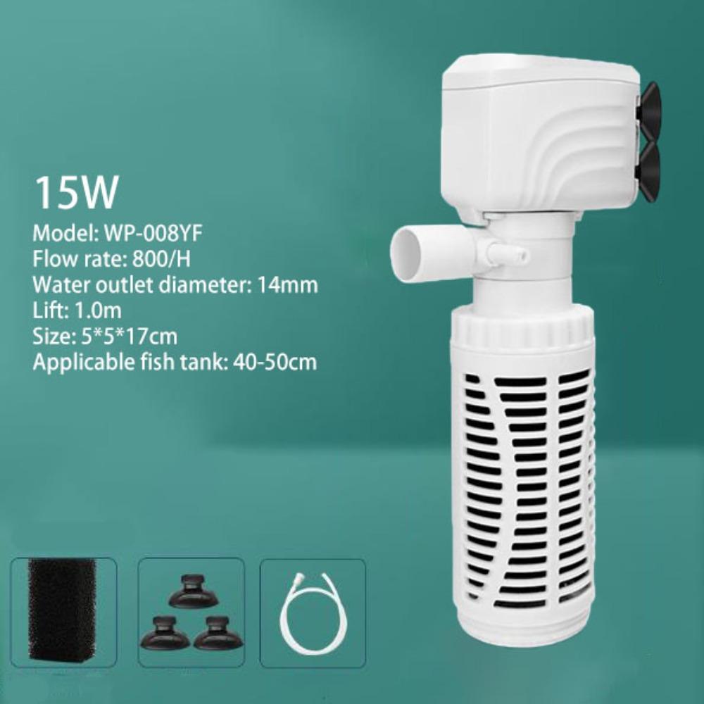 Suction Cup Aquarium Filter Pump Silent Oxygen Air Pump Fish Tank Air Oxygen Aerator  Supermarket