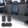 For BYD Atto 3 Yuan Plus 2021-2025 Front Rear Car Seats Covers Ice Silk Back Seat Cushions Protection Non-Slip Car Accessories