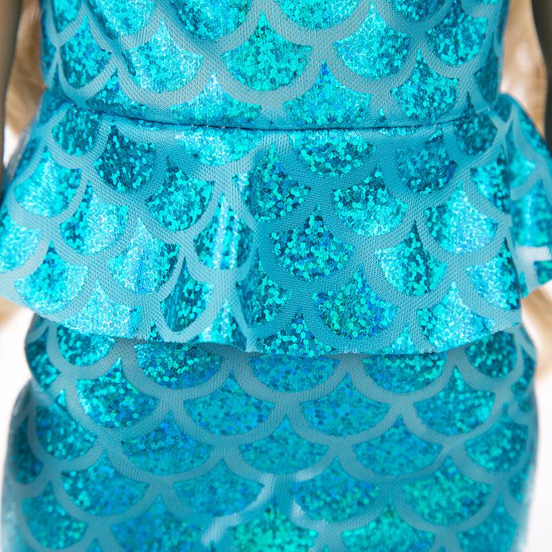 Mini Süßes Meerjungfrau Fischschwanz Kleid Kleidung für 43cm/18 Zoll Mädchenpuppe Kinder Geschenk