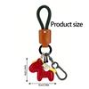 Stylish Personalized Key Accessory for Car Keys Made of PU Leather Waterproof Compact Design for Adults and Fashion Enthusiasts