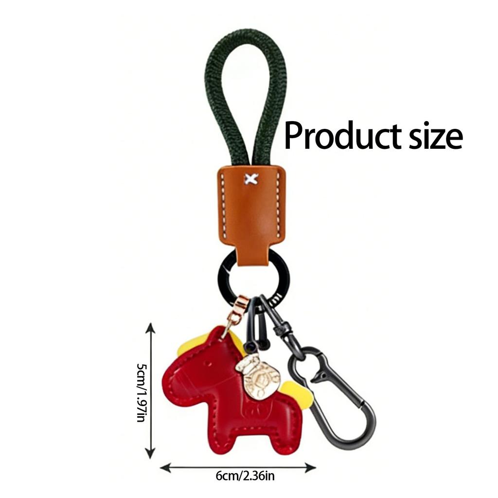 Stylish Personalized Key Accessory for Car Keys Made of PU Leather Waterproof Compact Design for Adults and Fashion Enthusiasts