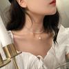 Women Faux Pearl Choker Beaded Choker Elegant Necklace Dainty Retro Necklace Gift for Wife Girlfriend Daily Wear Party Date Jewelry