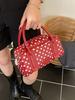 Women's Polka Dot Handbags 2026 New Commuting Patchwork Crossbody Bags Korean Style Cute Zipper Female Shoulder Bags