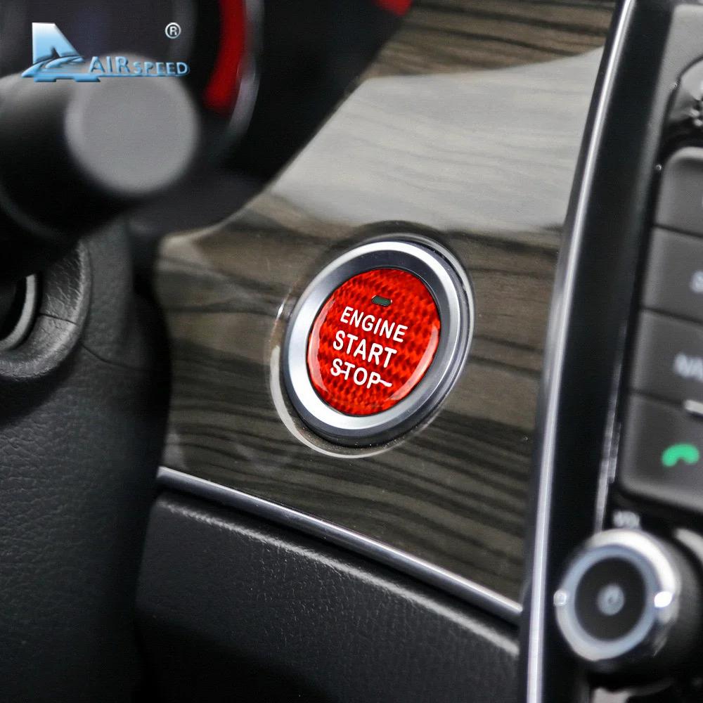 Carbon Fiber Engine Start Button Sticker for Haval H2 H4 H6 H7 H8 H9 C50 M6 F7 WEY VV5 VV6 P8 2015-2023